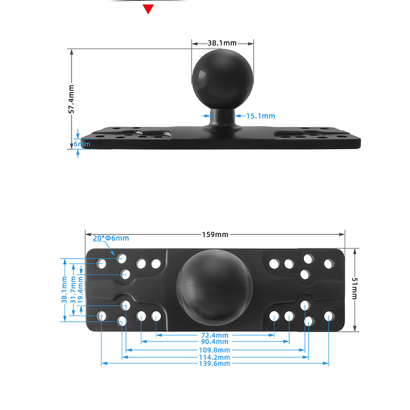 Suporte de 1,5 polegadas para  - Fish Finder Mount avaliação e preço